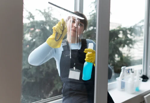 Nettoyage de vitres intérieures et extérieures à Courcoury